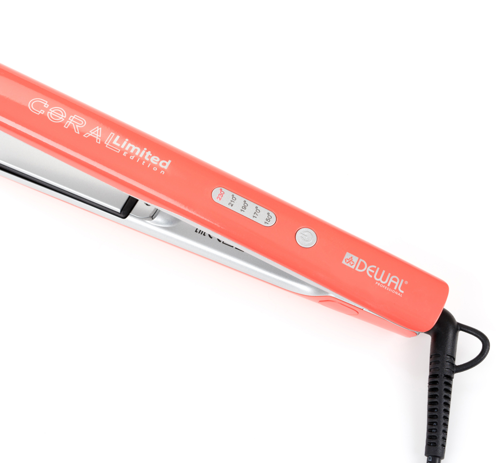 Щипцы для выпрямления волос Coral Limited Edition DEWAL 03-405 Coral